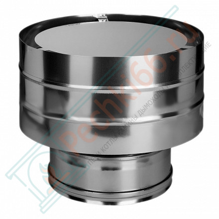 Дефлектор на трубу с изол (НЕРЖ-321/0,5-НЕРЖ-439/0,5) d-130/210 (Дымок-Lux)