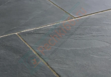 Плитка сланец Black Natural Brazil 600 x 300 x 10 мм (1,08 м2 / 6 шт)