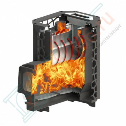Печь для бани Hard 20L Хохлома Панорама (Сталь-Мастер)