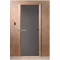 Стеклянная дверь для бани графит матовый, 2000х800 (DoorWood)