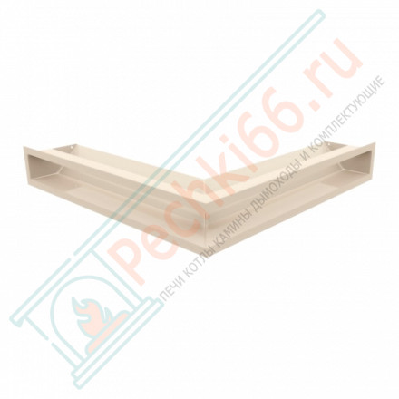 Каминная решетка угловая Luft 56X56X9 бежевая (Kratki)
