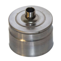 Заглушка с конденсатотводом (НЕРЖ-439/0,5) d-120 (УМК) Заглушка с конденсатотводом (НЕРЖ-439/0,5) d-120 (УМК)