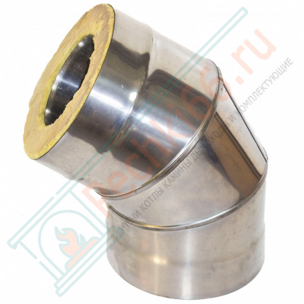 Сэндвич-отвод 135° (НЕРЖ-439/1,0-ОЦИНК/0,5) d-120/200 (УМК)