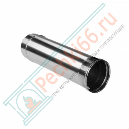 Труба прямая L=500 без изол (НЕРЖ-321/0,5) d-300 (Дымок-Lux)
