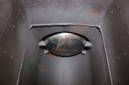 Печь банная Атмосфера L, талькохлорит ламель+сетка с газовой горелкой 24 кВт (ProMetall) 20м3