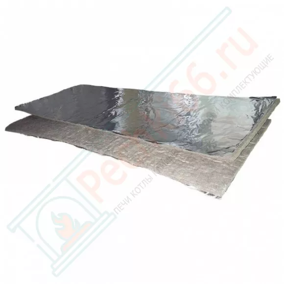 Базальтоволокнистый теплоизоляционный материал БВТМ-К, картон с фольгой, 1250*600*5 мм (Тизол) в Кургане
