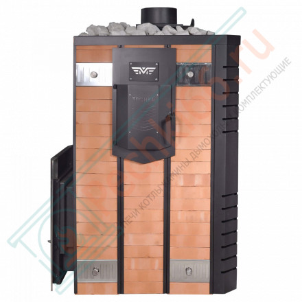 Печь для бани МП-20 с парогенератором, в кирпичной облицовке (Тройка) до 20м3