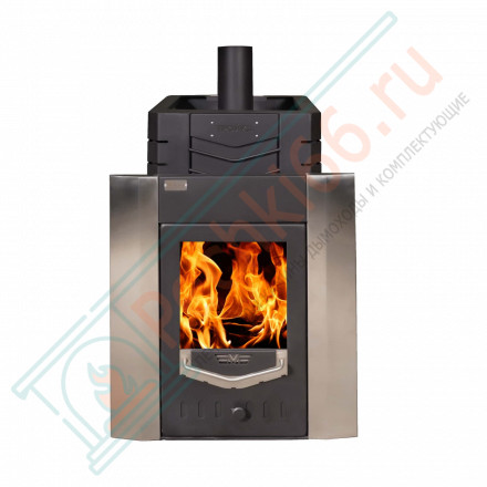 Печь для бани № 07МСП с парогенератором и с сеткой для камней