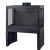 Чугунная печь-камин LCI 7 GFLR Table (Liseo Castiron) до 280 м3