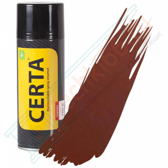 Термостойкая краска аэрозоль 0,52л, красно - коричневый, +500°С (Certa) в Кургане