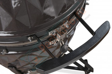 Керамический гриль Diamond Egg XL серый