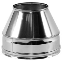 Конус Факел V50R с изол (AISI-321/0,8-AISI-304/0,5) d-200/300 (Вулкан-Cerablanket)