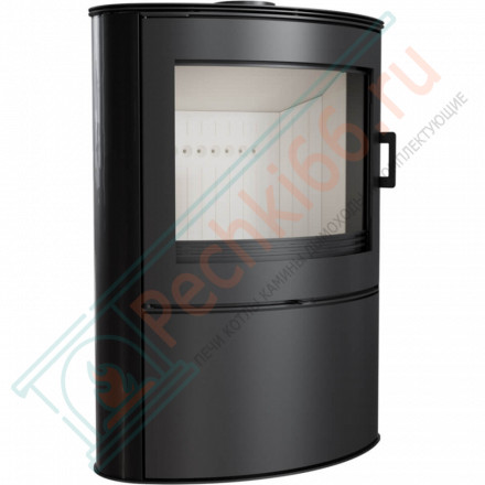 Печь-камин KOZA AB/S/2/KAFEL, черный (Kratki)