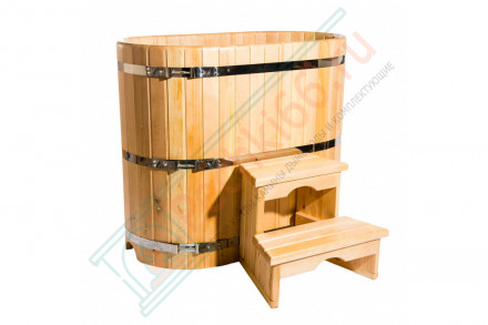 Купель кедровая овальная 69х128х115 (НКЗ)