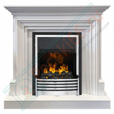 Электрический Каминокомплект Bradford - Белый с очагом Flagstaff