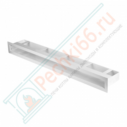 Прямая вентиляционная решетка 600 х 80 (мм) белая (Молодой-Урал)