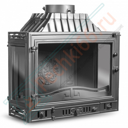 Чугунная топка W4 PLB, 3 стекла (Kaw-Met)