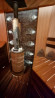 Банная печь Атмосфера XL, ламели "Окаменевшее дерево" наборные (ProMetall) в Кургане