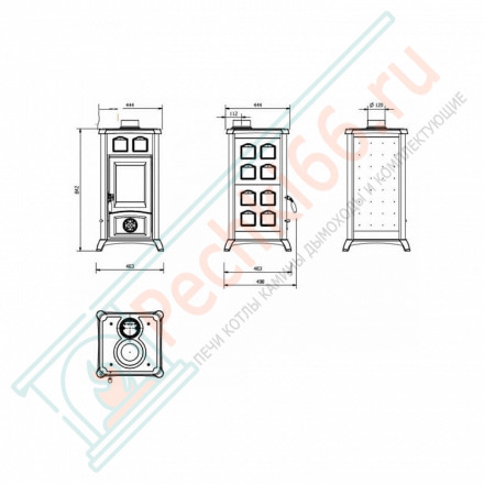 Печь-камин Gemma Liberty (La Nordica)
