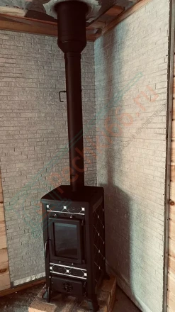 Печь-камин FireWay Klemens под ключ (монтаж 09.08.2017)