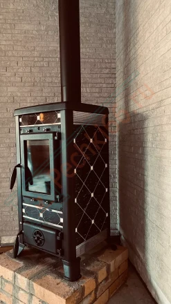 Печь-камин FireWay Klemens под ключ (монтаж 09.08.2017)