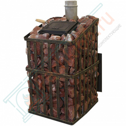 Чугунная печь для бани Гефест GFS-ЗК 18 (П) Ураган (ТехноЛит)