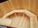 Японская баня Фурако круглая с внутренней печкой 150х150х120 (НКЗ) в Кургане