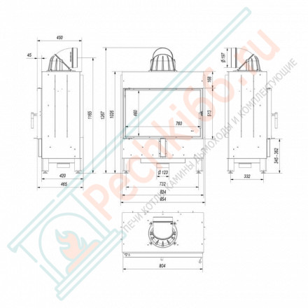 Стальная топка LUCY/14 (Kratki)
