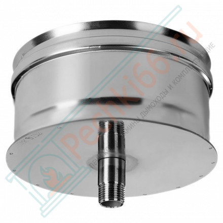 Конденсатосборник на трубу без изол (НЕРЖ-321/0,5) d-120 (Дымок-Lux)