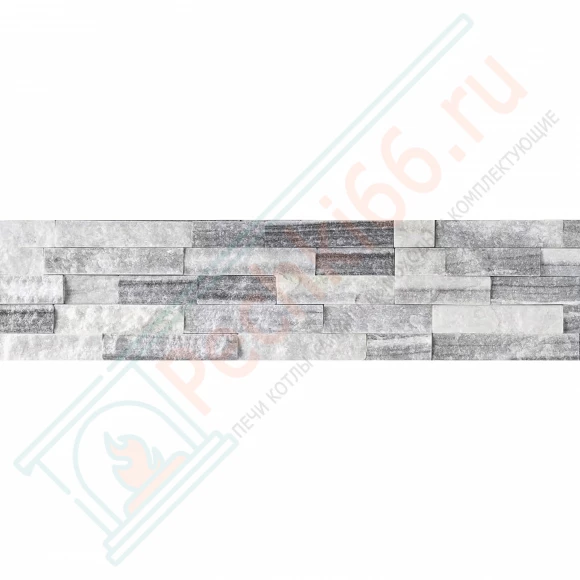 Плитка Кварцит бело-серый 600 x 150 x 15-20 мм (0.63 м2 / 7 шт) в Кургане