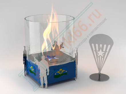 Биокамин сувенирный "ВДВ" М (LuxFire)