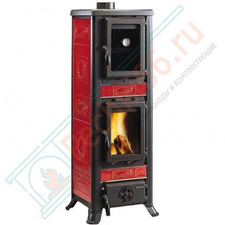 Печь-камин Fulvia Forno, цвет бордовый (La Nordica)