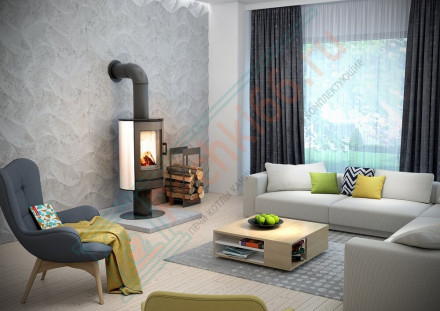 Печь-камин KOZA AB/S/N/DR/GLASS (Kratki)