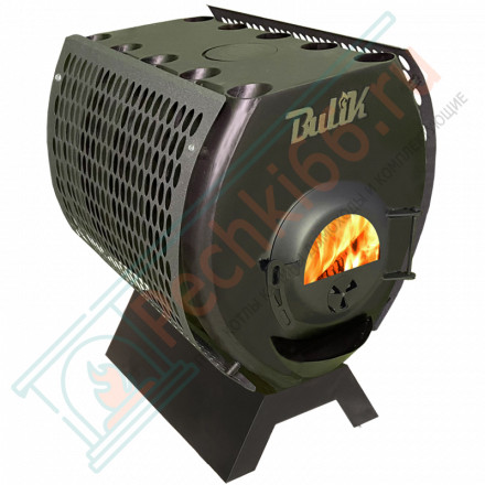 Печь Bulik 400 стекло с экранами (Березка)