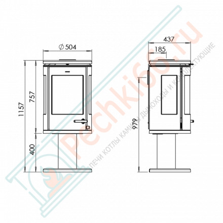 Чугунная печь-камин Morsø 7948 (Morso)