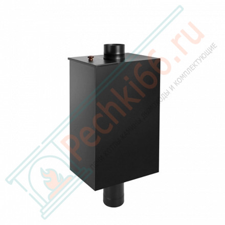 Бак на трубе Black прямоугольный (НЕРЖ-439/0,8мм) 80 л, d-115 (Россия)