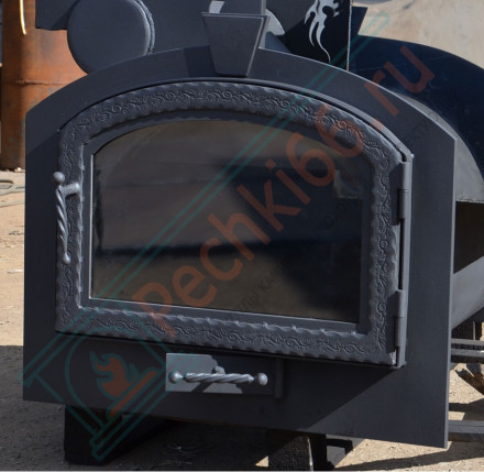 Печь для бани Горыныч 3 (ЗК) со стеклом, под бак 100 л (ТермоСфера)