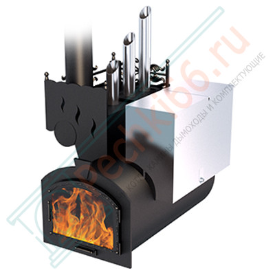 Печь для бани Горыныч 3 (ЗК) со стеклом, под бак 100 л (ТермоСфера)