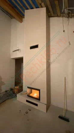 Каминная топка Romotop HEAT R/L 2G S 70.44.33.23 под ключ (монтаж 09.2020)