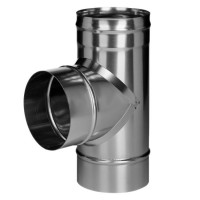 Тройник 90° без изол (НЕРЖ-321/0,8) d-300 (Дымок-Lux)