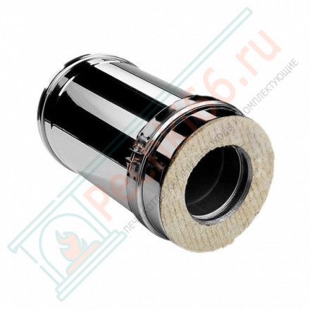 Сэндвич труба V50R с изол L=250 (AISI-321/0,8-AISI-304/0,5) d-250/350 (Вулкан-Cerablanket)