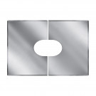 Фланец разрезной 33/45º без изол 900х1196 на трубу V50R (AISI-304/0,5) d-300/400 (Вулкан)