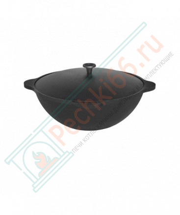 Чугунный казан с крышкой 6л. (Везувий)