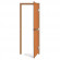 Дверь стеклянная для сауны и бани, бронза, коробка кедр 1900х700 (Sawo) 730-3SGD в Кургане