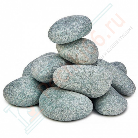 Камень для бани Жадеит шлифованный мелкий, м/р Хакасия (коробка), 10 кг в Кургане