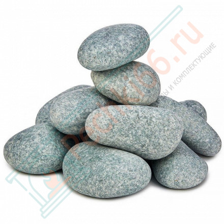 Камень для бани Жадеит шлифованный крупный, м/р Хакасия (коробка), 10 кг (Хакасинтерсервис)