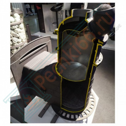 Банная печь Атмосфера XL, ламели "пироксенит" наборный (ProMetall)