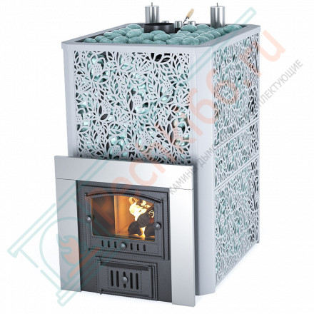 Печь для бани Ялта-55К хохлома (ИзиСтим)