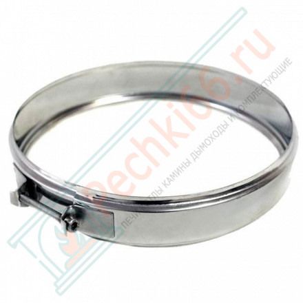 Pазнополочный хомут (нерж. сталь 0,5 мм/304) d-300 (Craft)