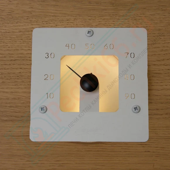 Гигрометр для сауны Cariitti SQ белый, требуется 1 оптоволокно D=2-4 мм